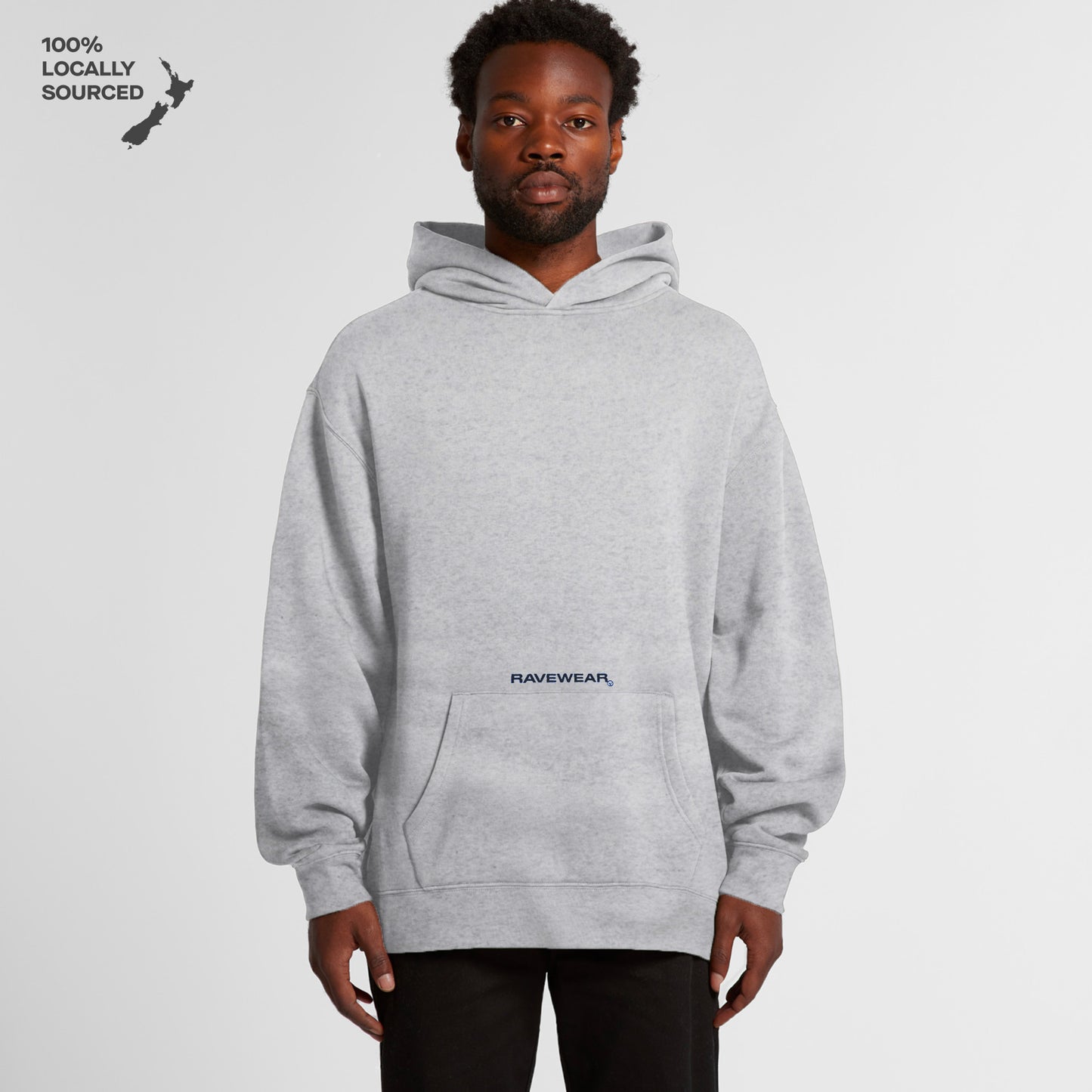 Displacement Hood White Marle