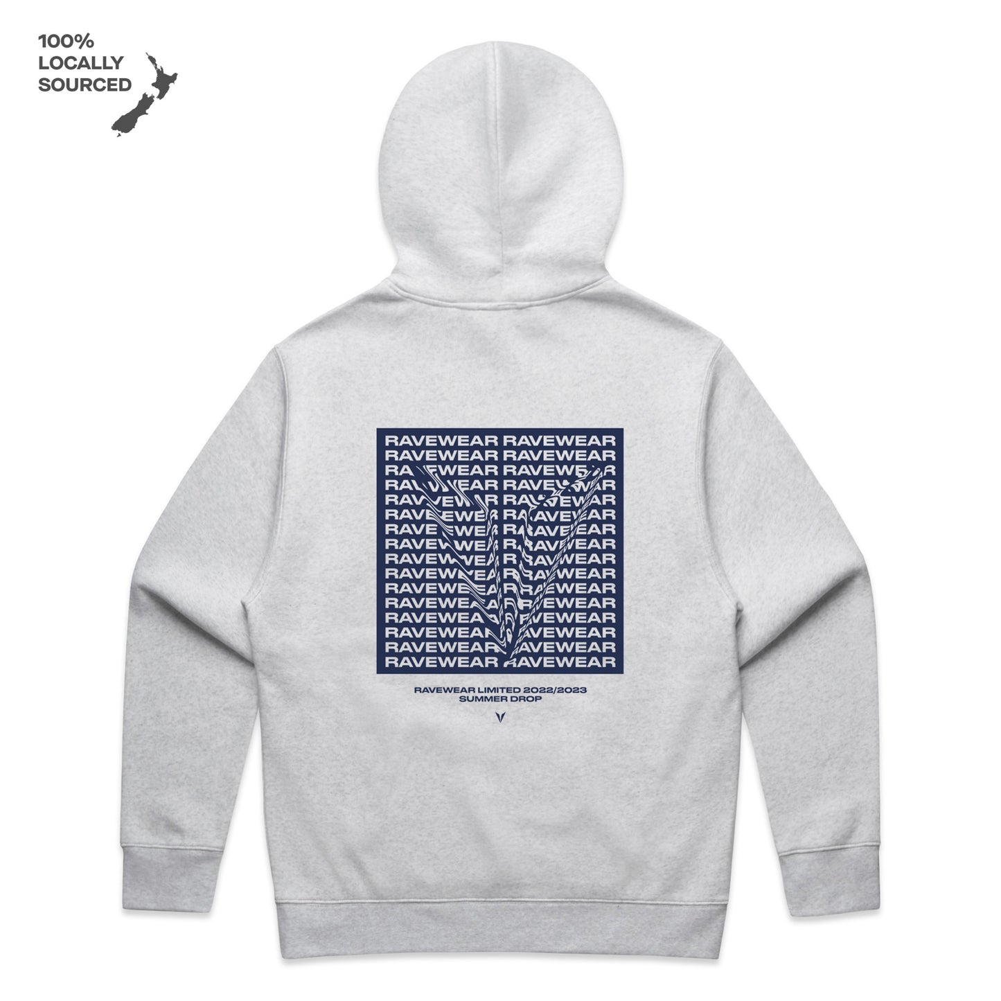 Displacement Hood White Marle