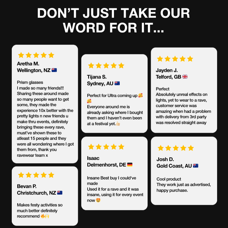 Magic Vision™ Diffraction Glasses - Ravewear