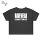 Block Crop Tee