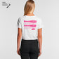 Pink Waves Crop Tee