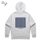 Displacement Hood White Marle