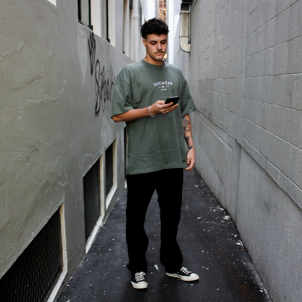 Embroidered Box Tee
