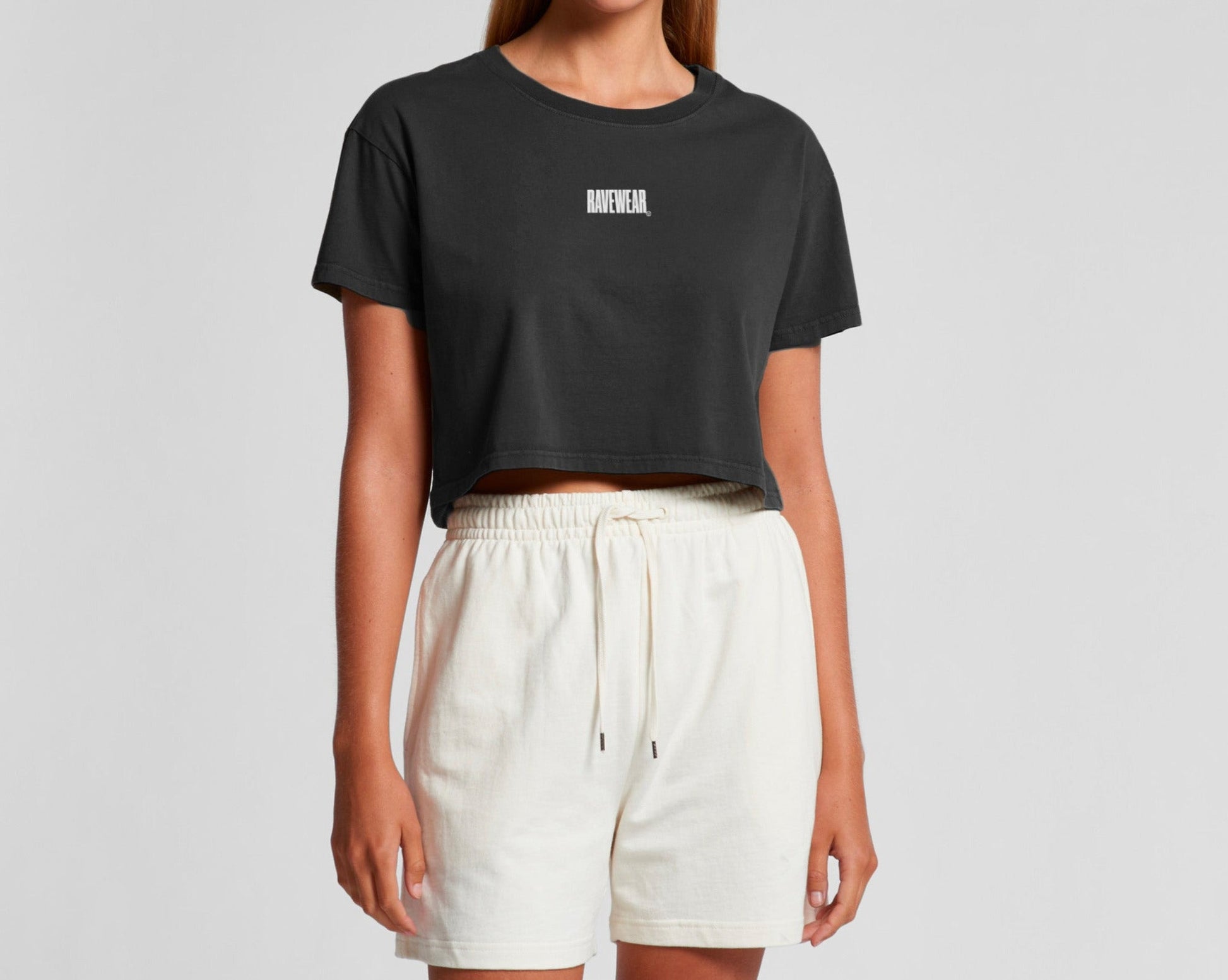 Block Crop Tee - Ravewear