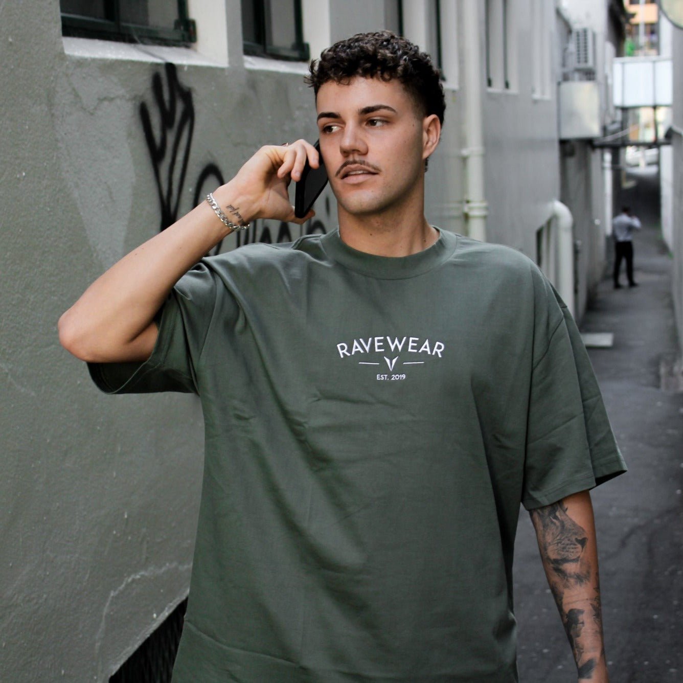 Embroidered Box Tee - Ravewear