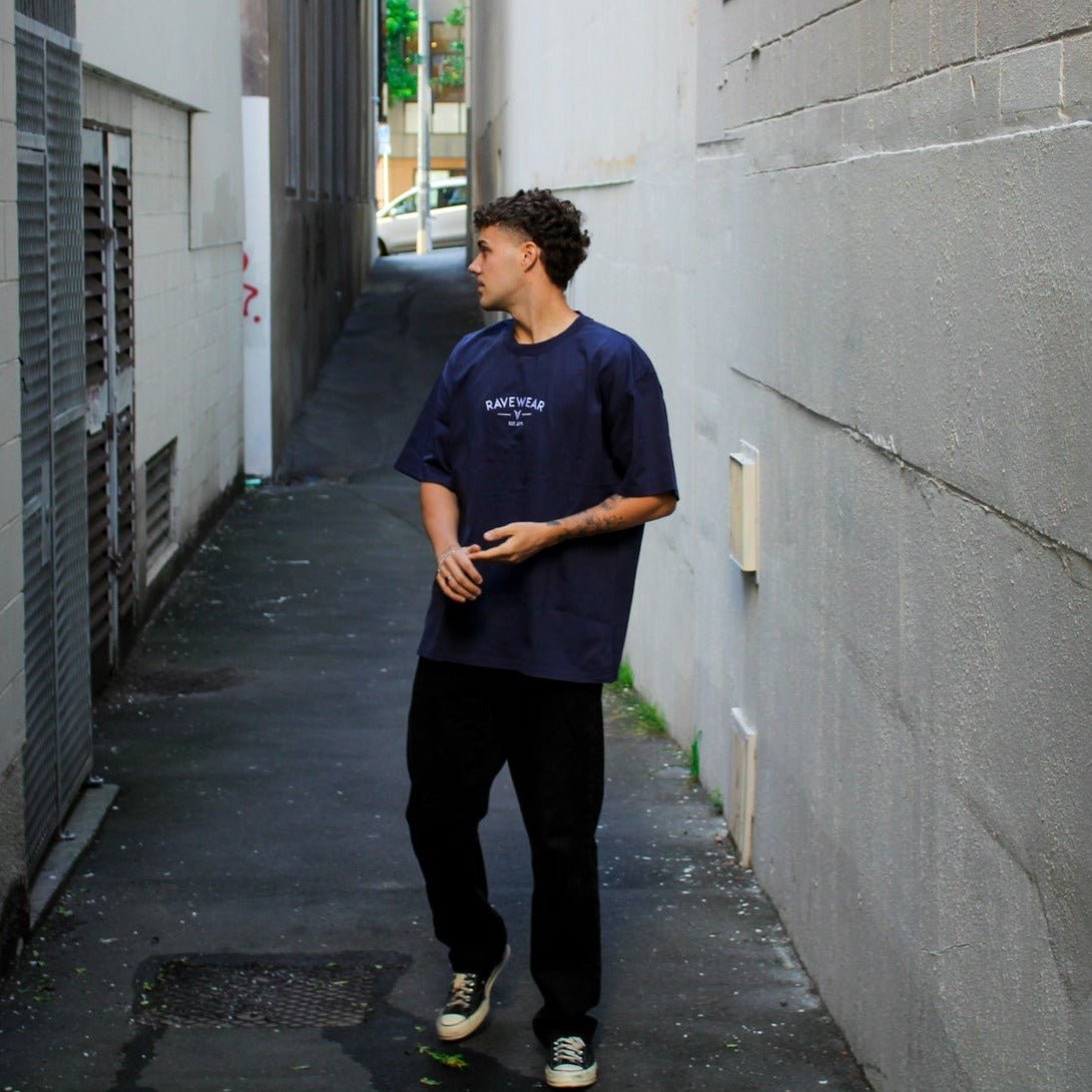 Embroidered Box Tee - Ravewear