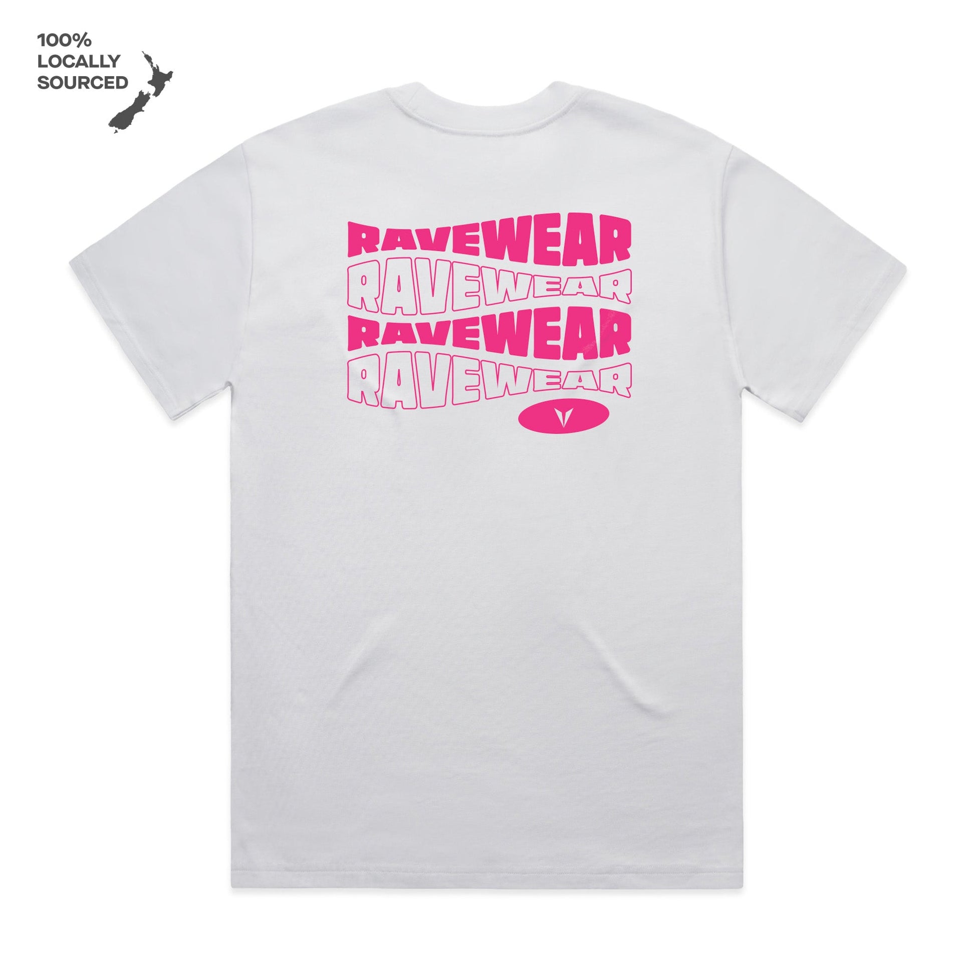 Pink Waves Box Tee - Ravewear
