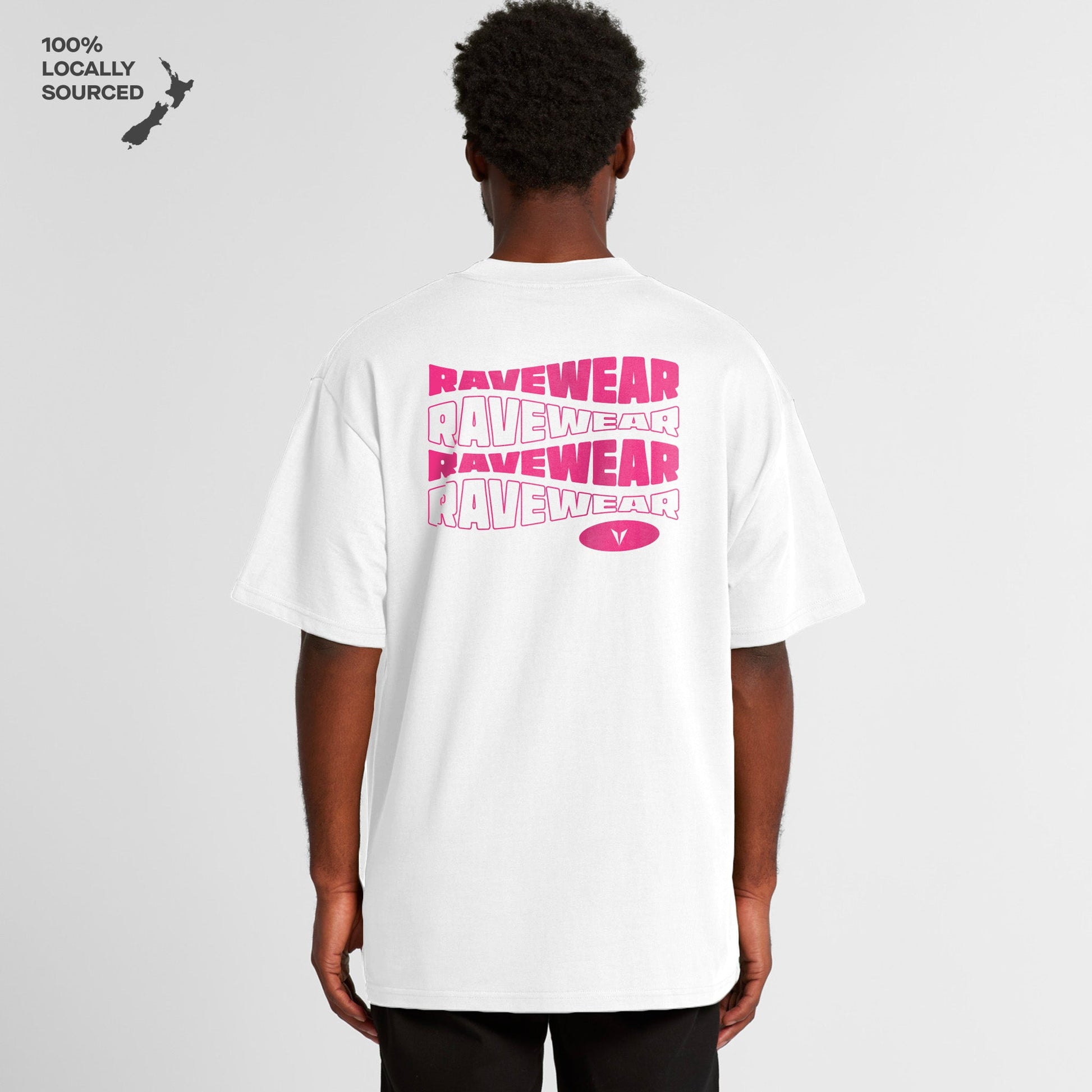 Pink Waves Box Tee - Ravewear